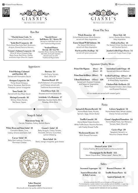 dining place at gianni versace|gianni versace restaurant menu price.